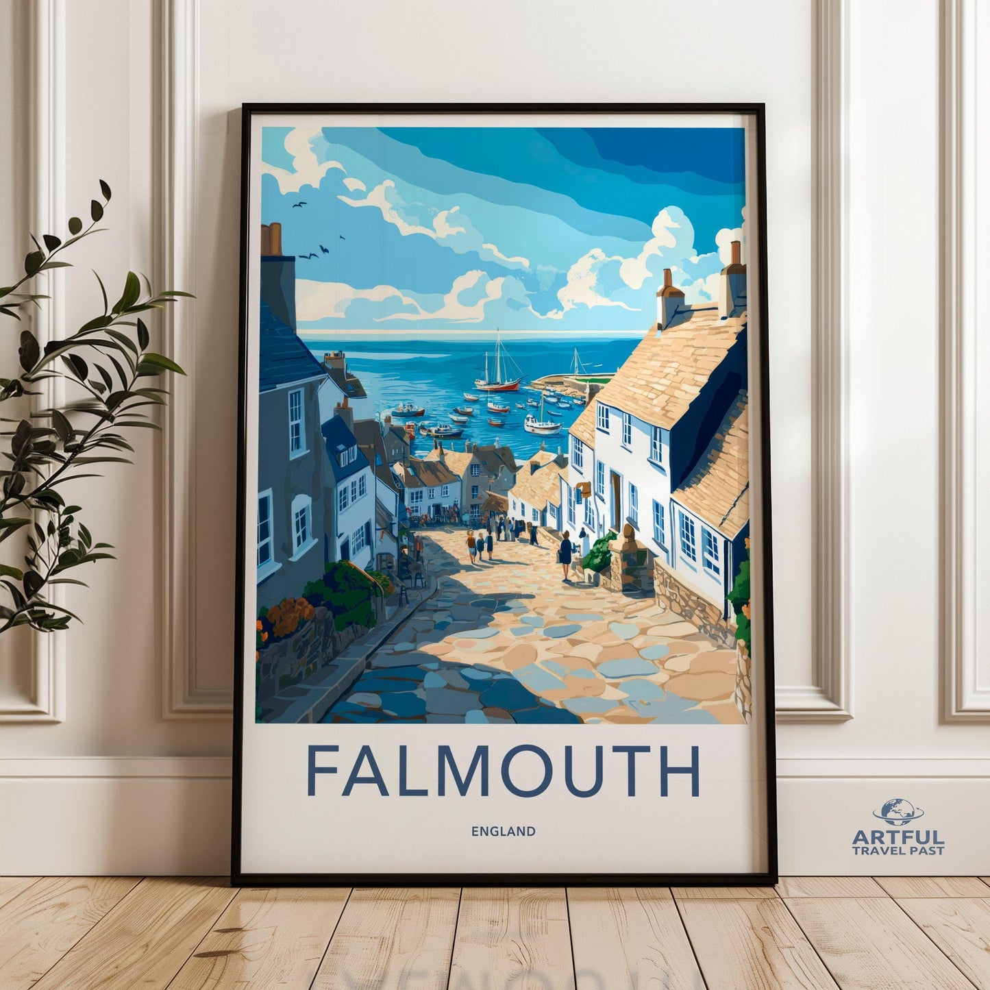 Falmouth Poster - England Wall Art