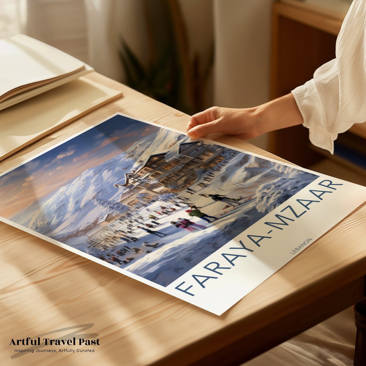 Faraya Mzaar Poster - Lebanon Wall Art