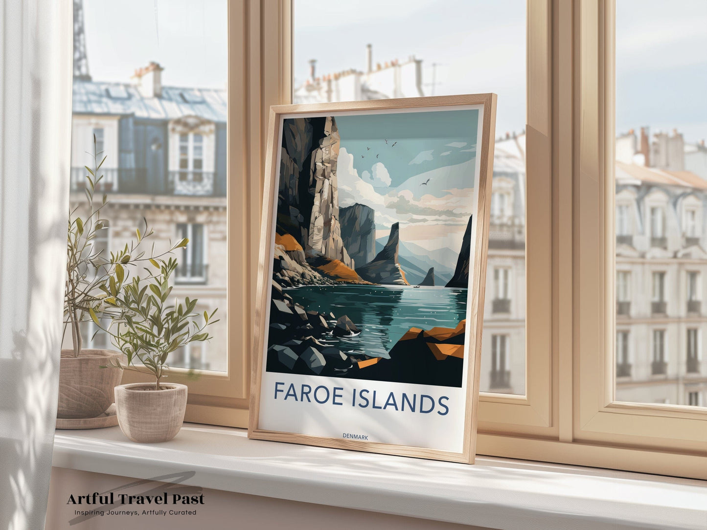 Faroe Islands Poster | Denmark Wall Art | Scandinavia
