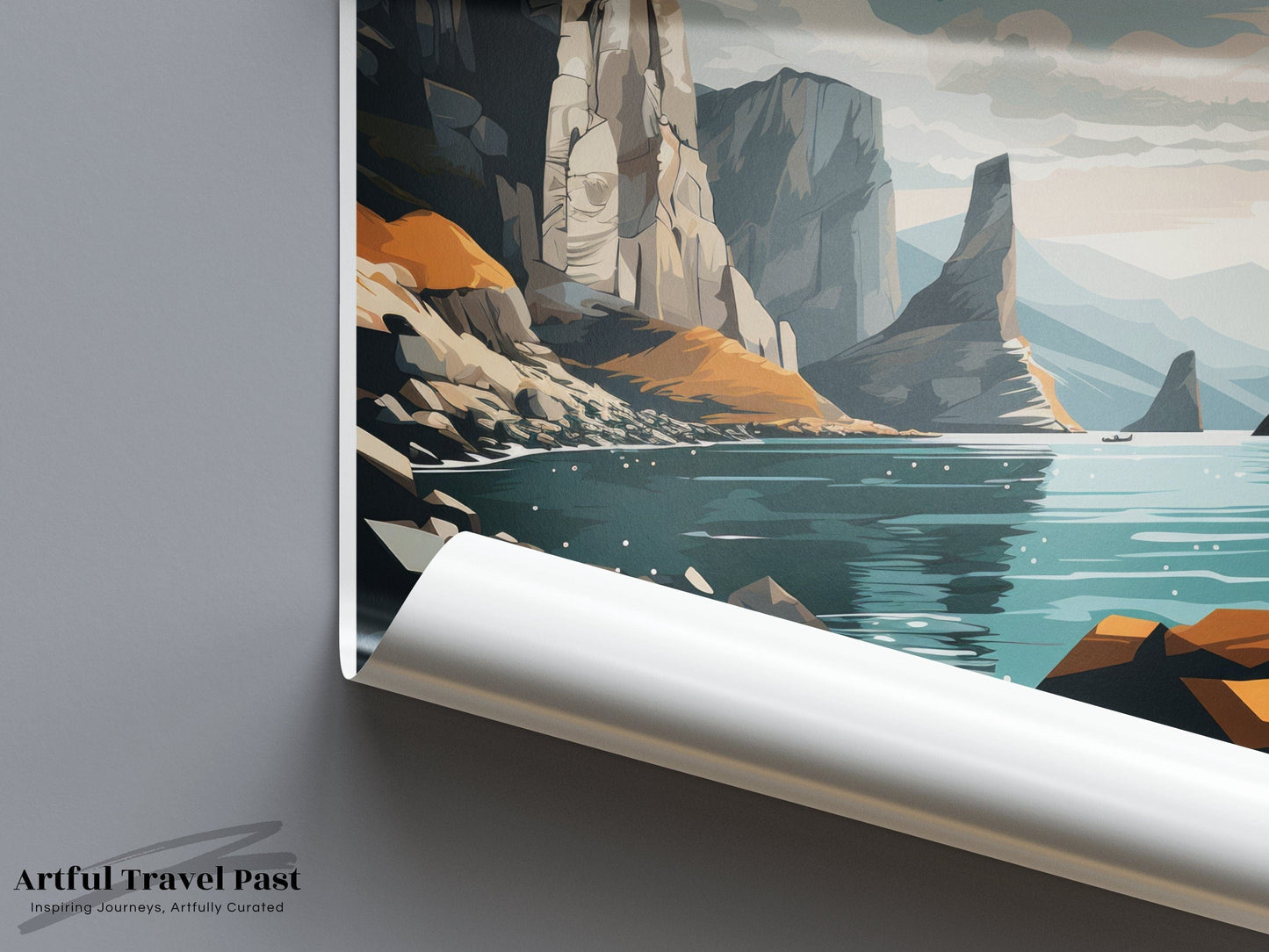 Faroe Islands Poster | Denmark Wall Art | Scandinavia
