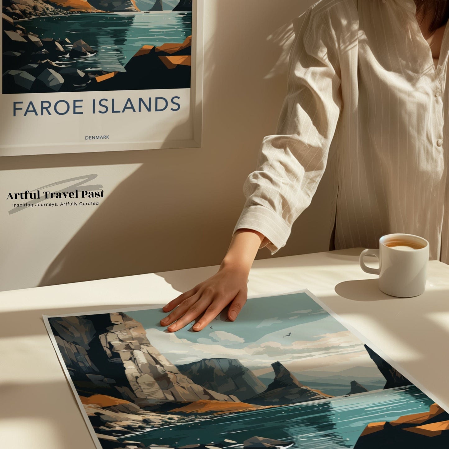 Faroe Islands Poster | Denmark Wall Art | Scandinavia