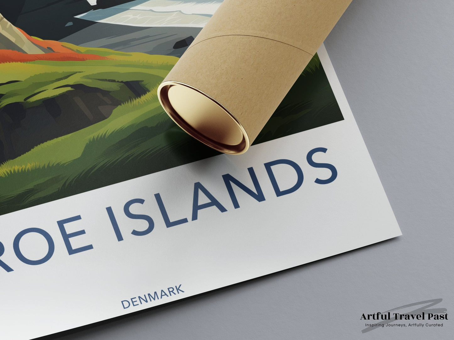 Faroe Islands Poster | Nordic Coast | Denmark Wall Art