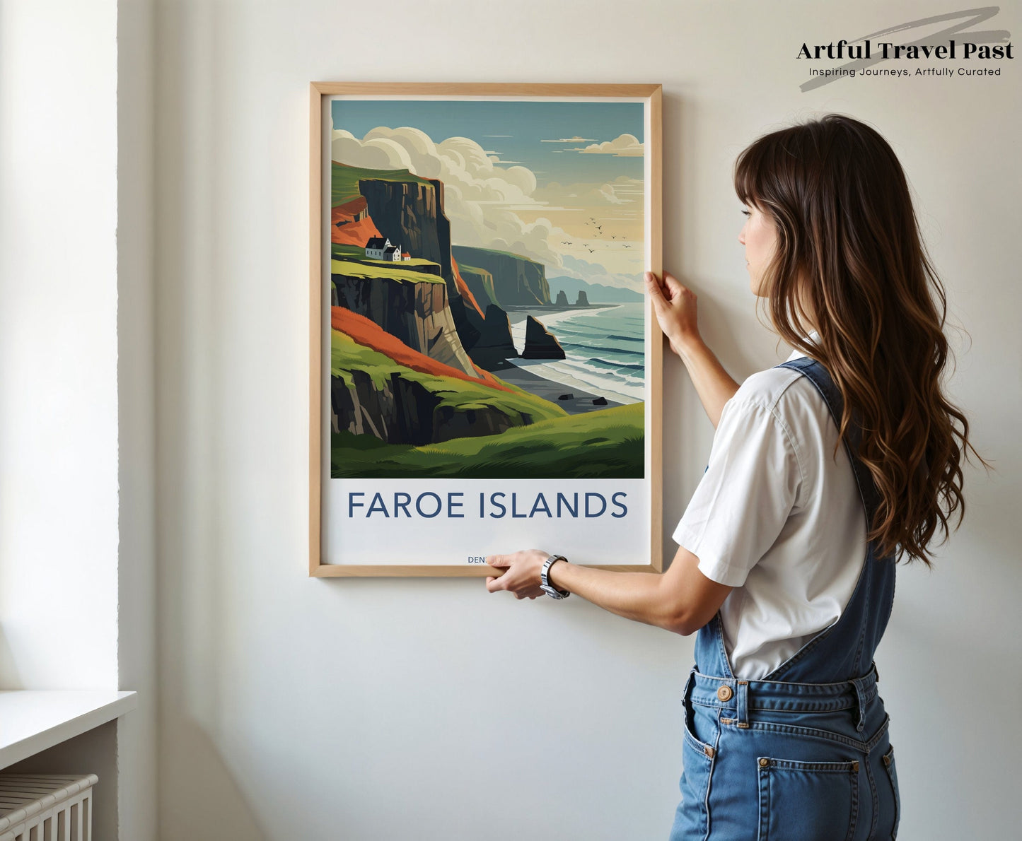 Faroe Islands Poster | Nordic Coast | Denmark Wall Art