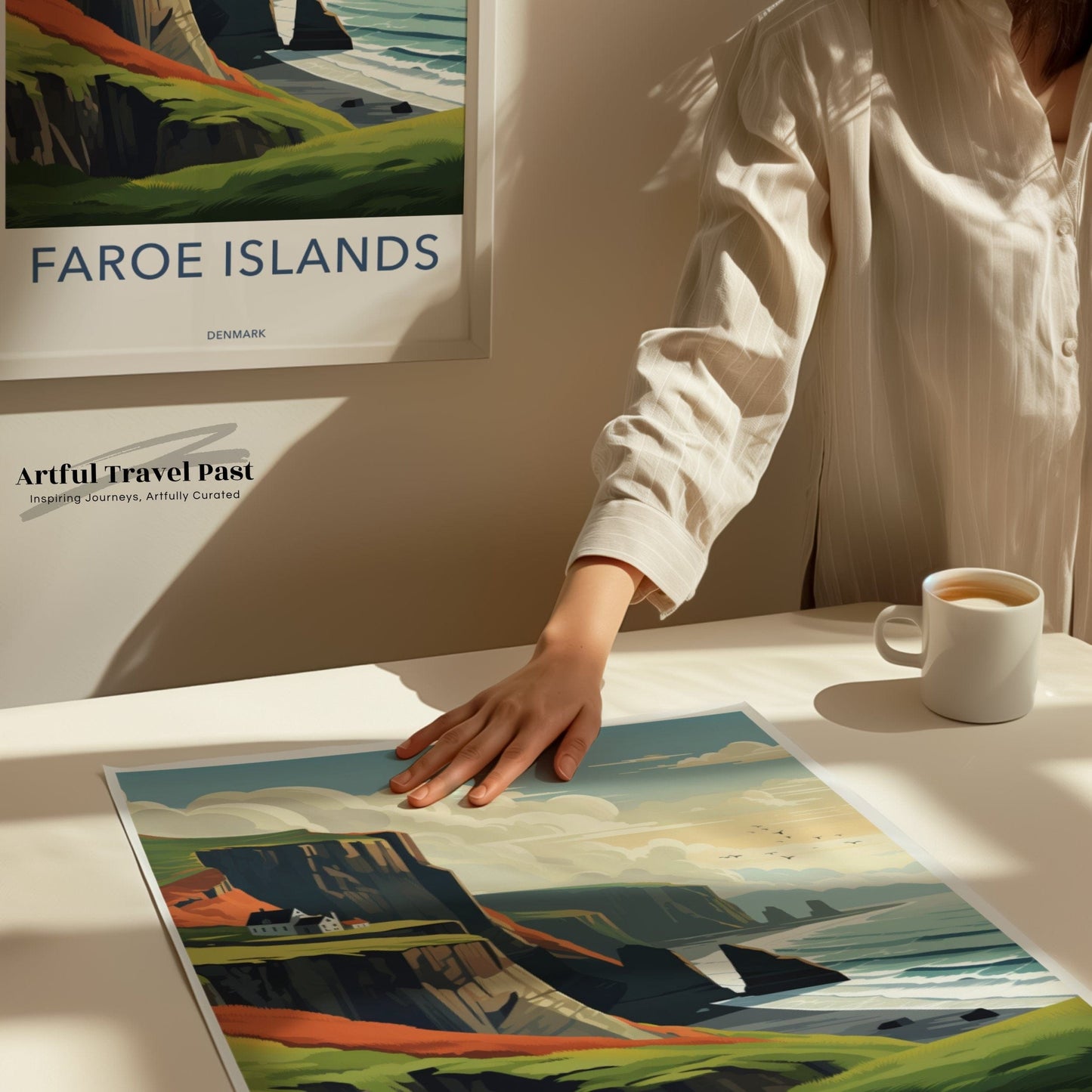 Faroe Islands Poster | Nordic Coast | Denmark Wall Art