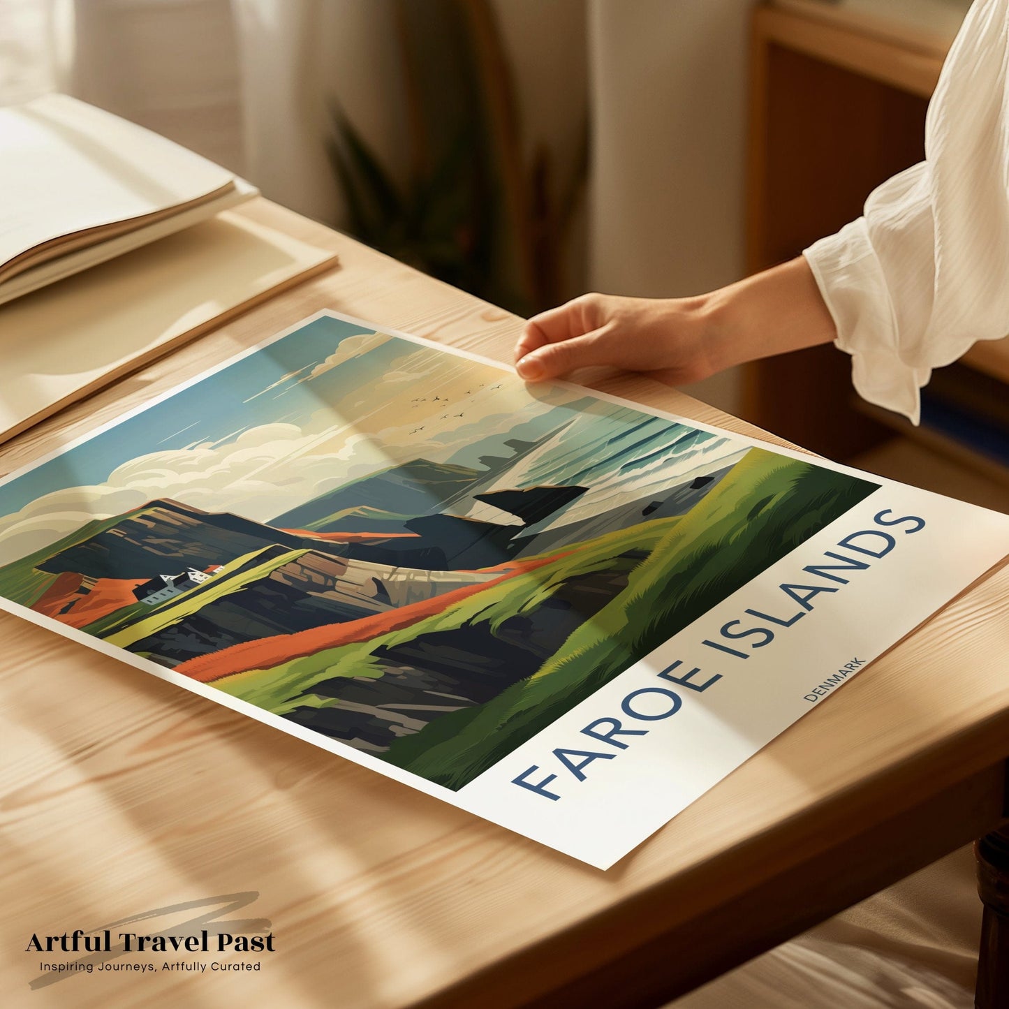 Faroe Islands Poster | Nordic Coast | Denmark Wall Art