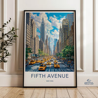 Fifth Avenue Poster - New York Wall Art