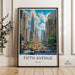 Fifth Avenue Poster - New York Wall Art