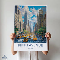 Fifth Avenue Poster - New York Wall Art