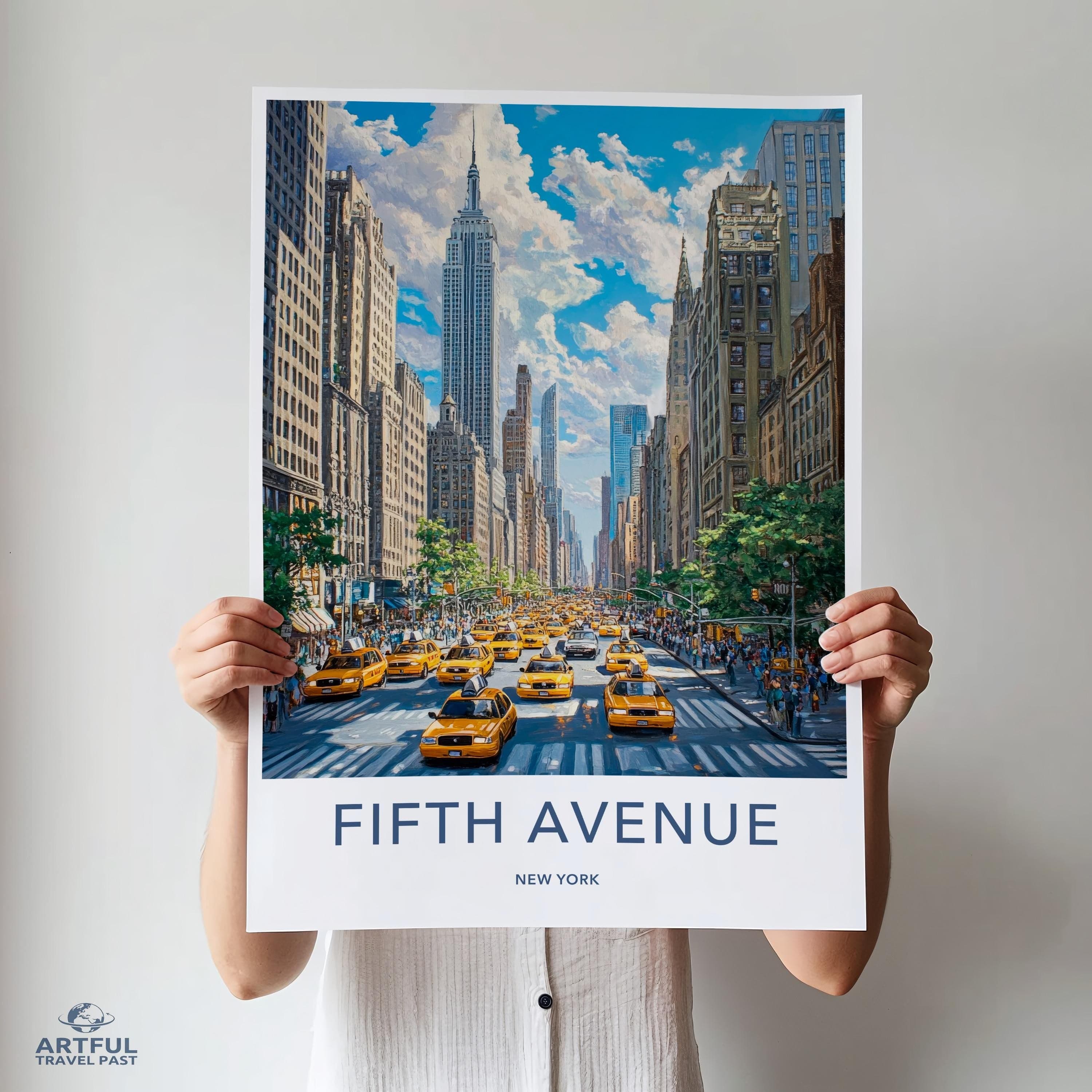 Fifth Avenue Poster - New York Wall Art