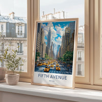 Fifth Avenue Poster - New York Wall Art