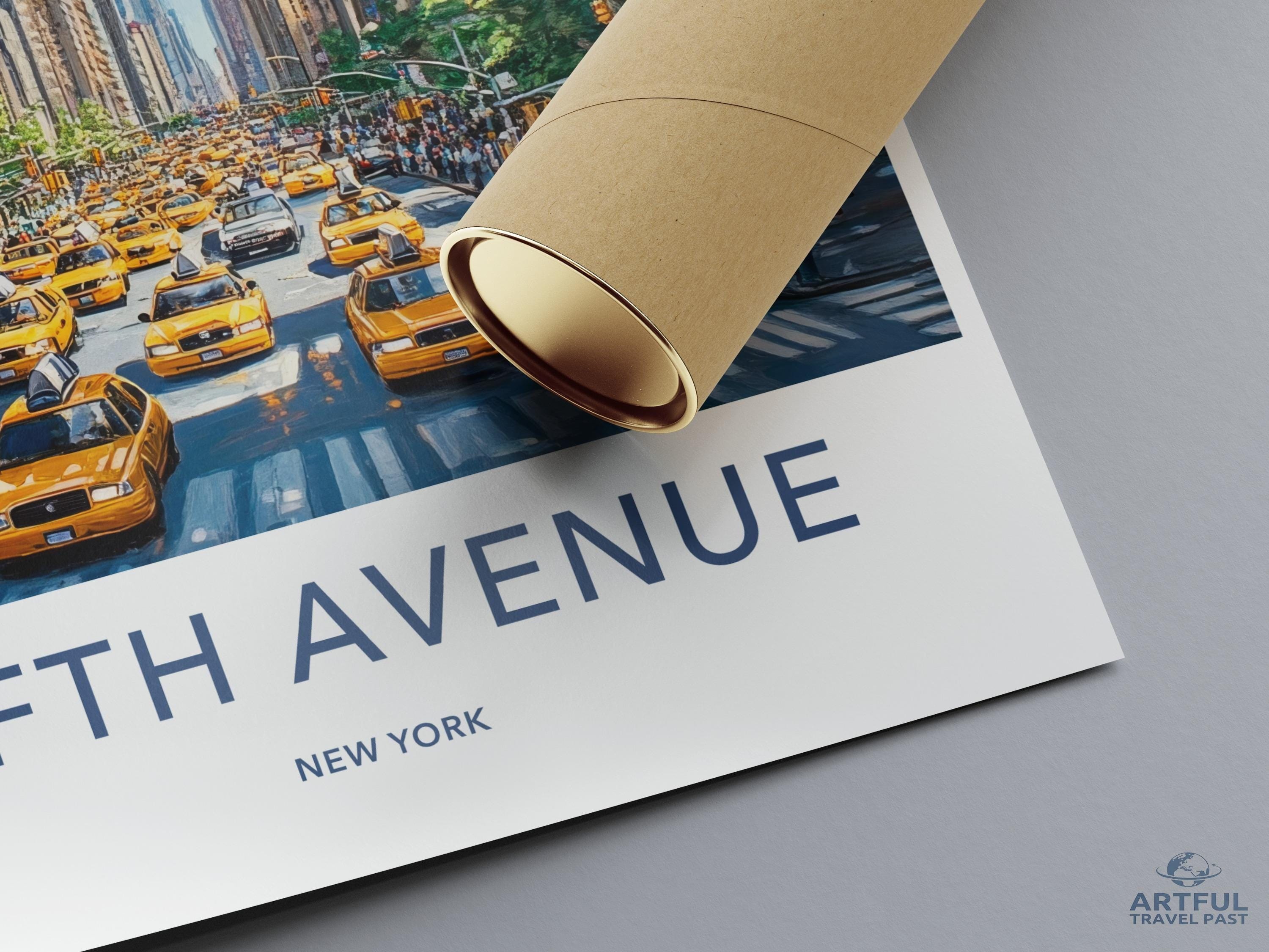 Fifth Avenue Poster - New York Wall Art