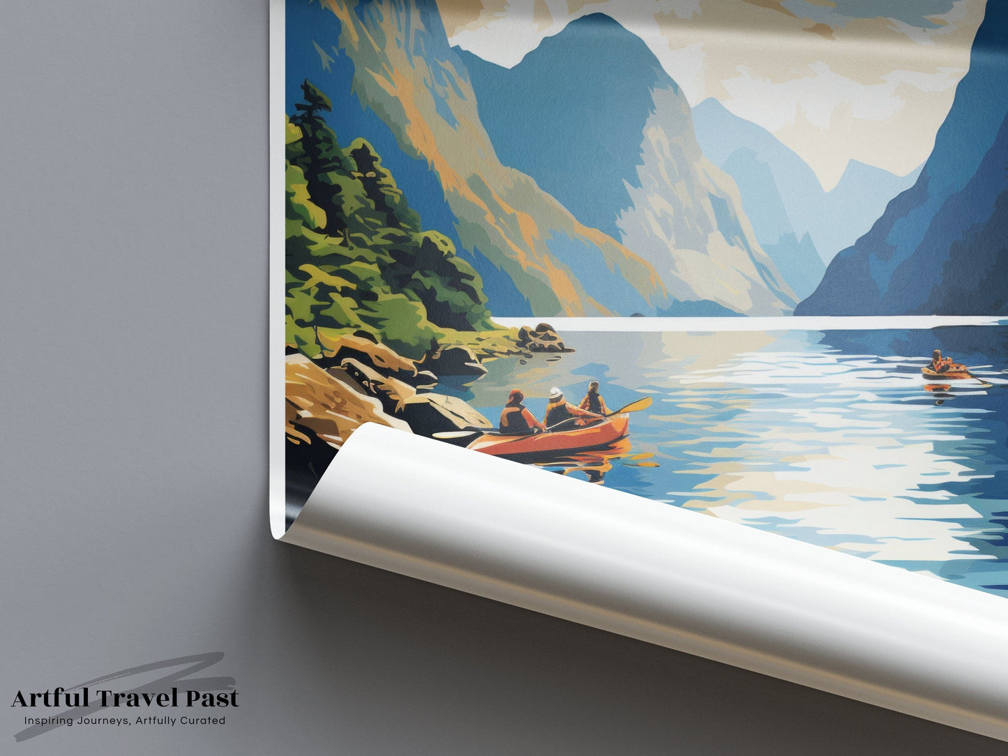 Fiordland National Park Poster | New Zealand Wall Art