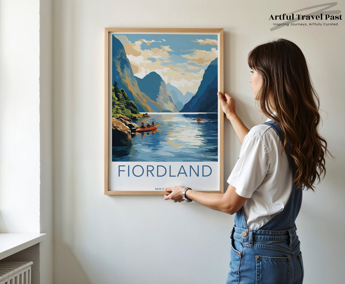 Fiordland National Park Poster | New Zealand Wall Art