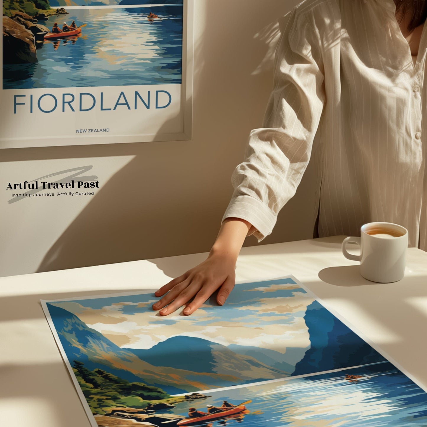 Fiordland National Park Poster | New Zealand Wall Art