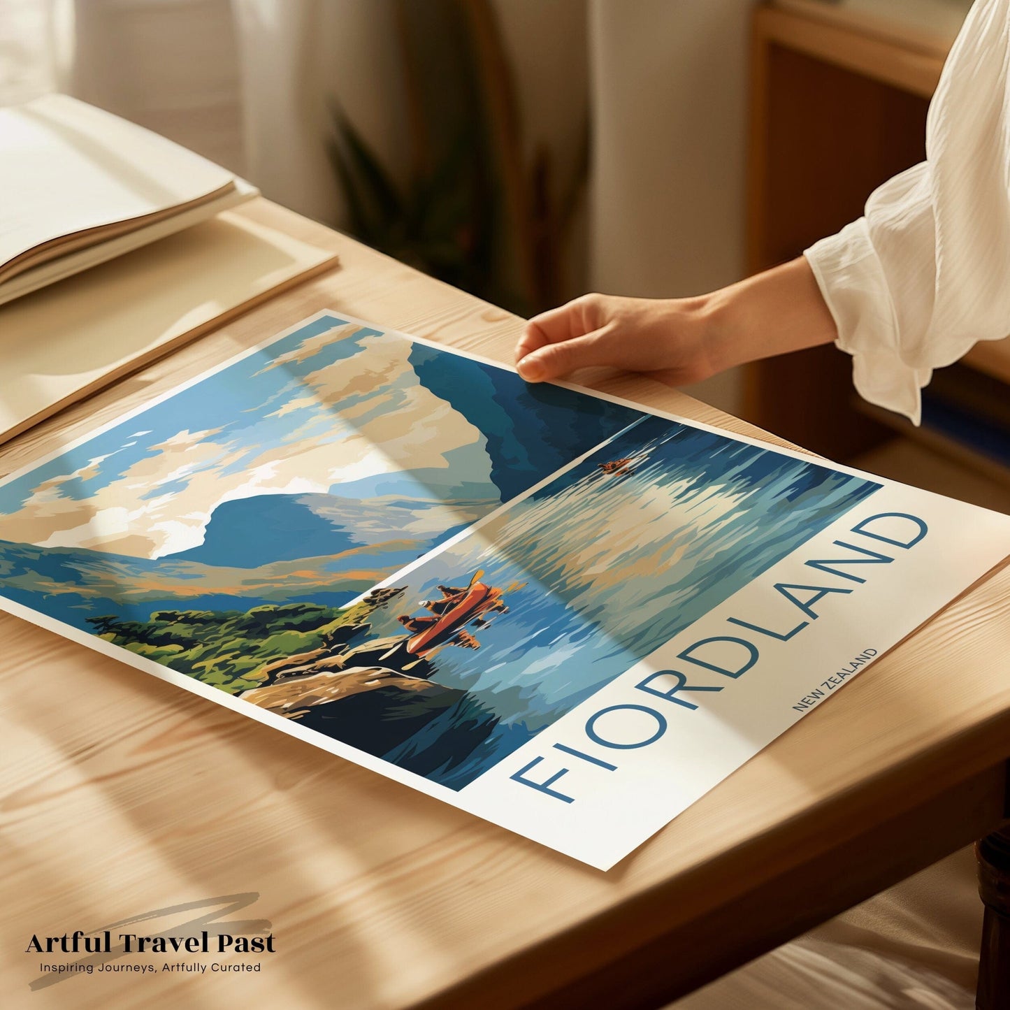Fiordland National Park Poster | New Zealand Wall Art