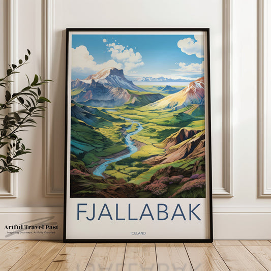 Fjallabak Poster - Iceland Wall Art