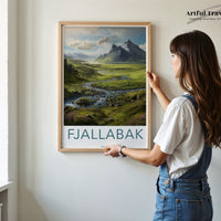 Fjallabak Poster - Iceland Wall Art