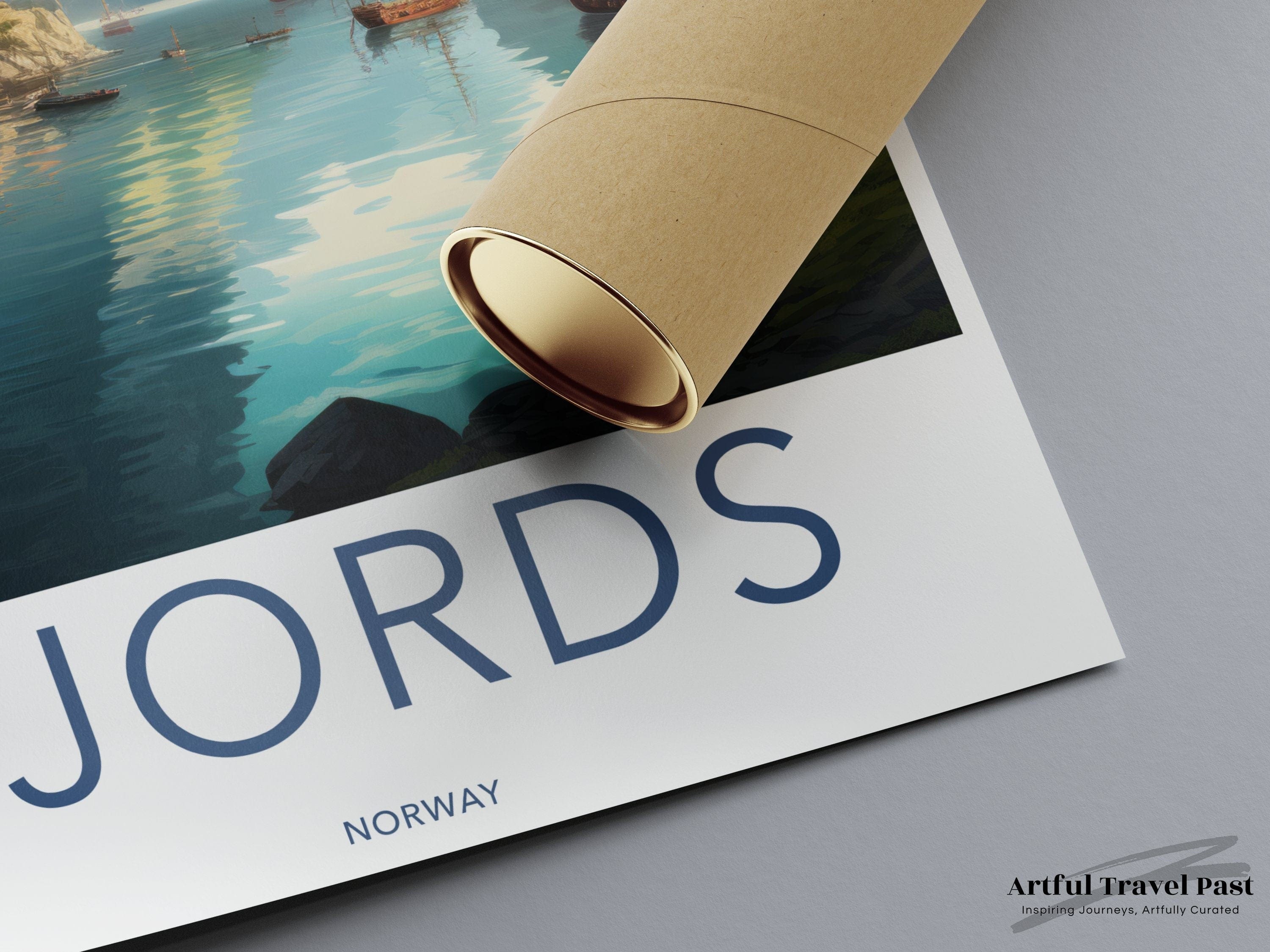 Fjords Poster - Norway Wall Art