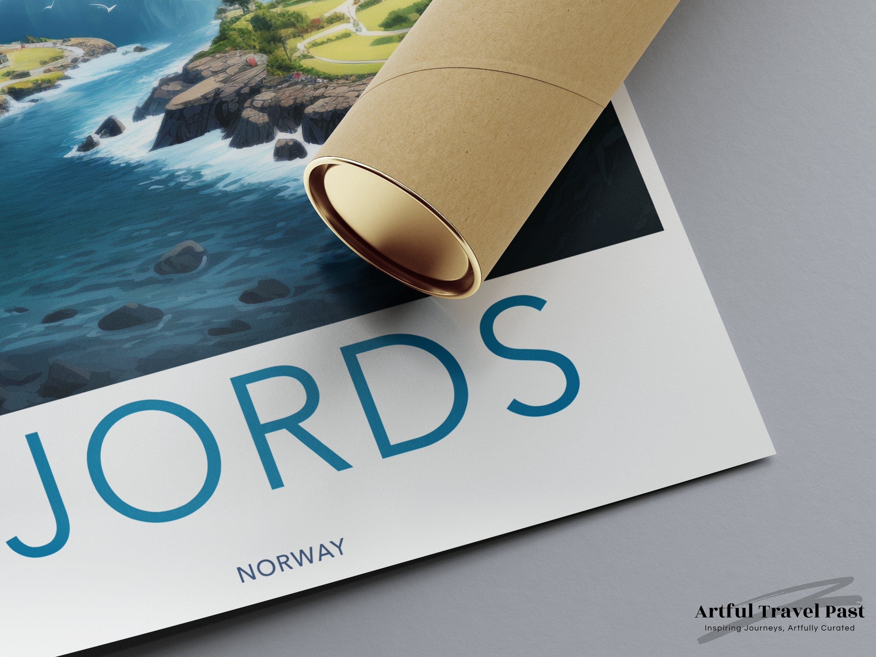 Fjords Poster - Norway Wall Art