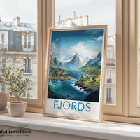 Fjords Poster - Norway Wall Art