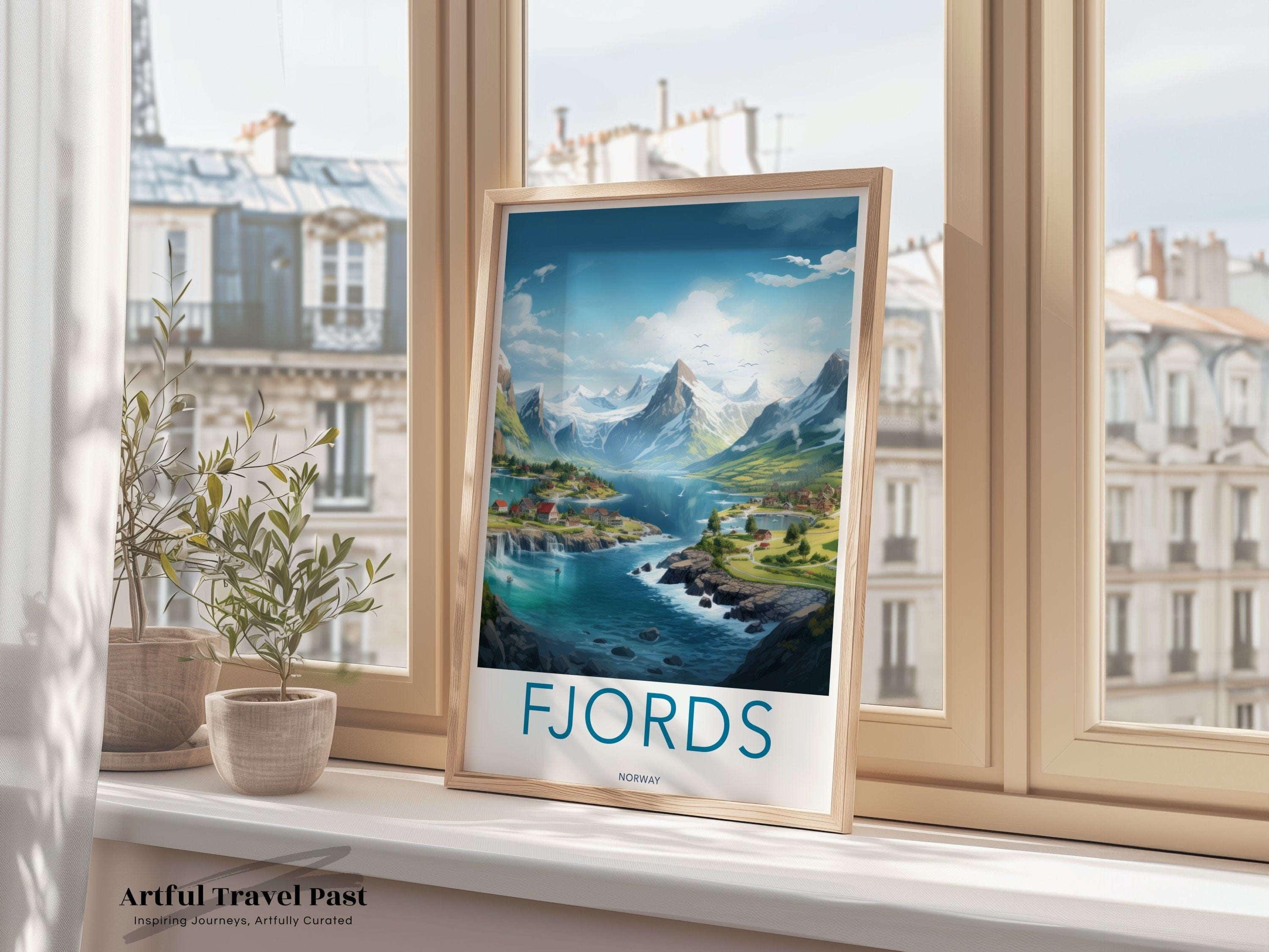 Fjords Poster - Norway Wall Art