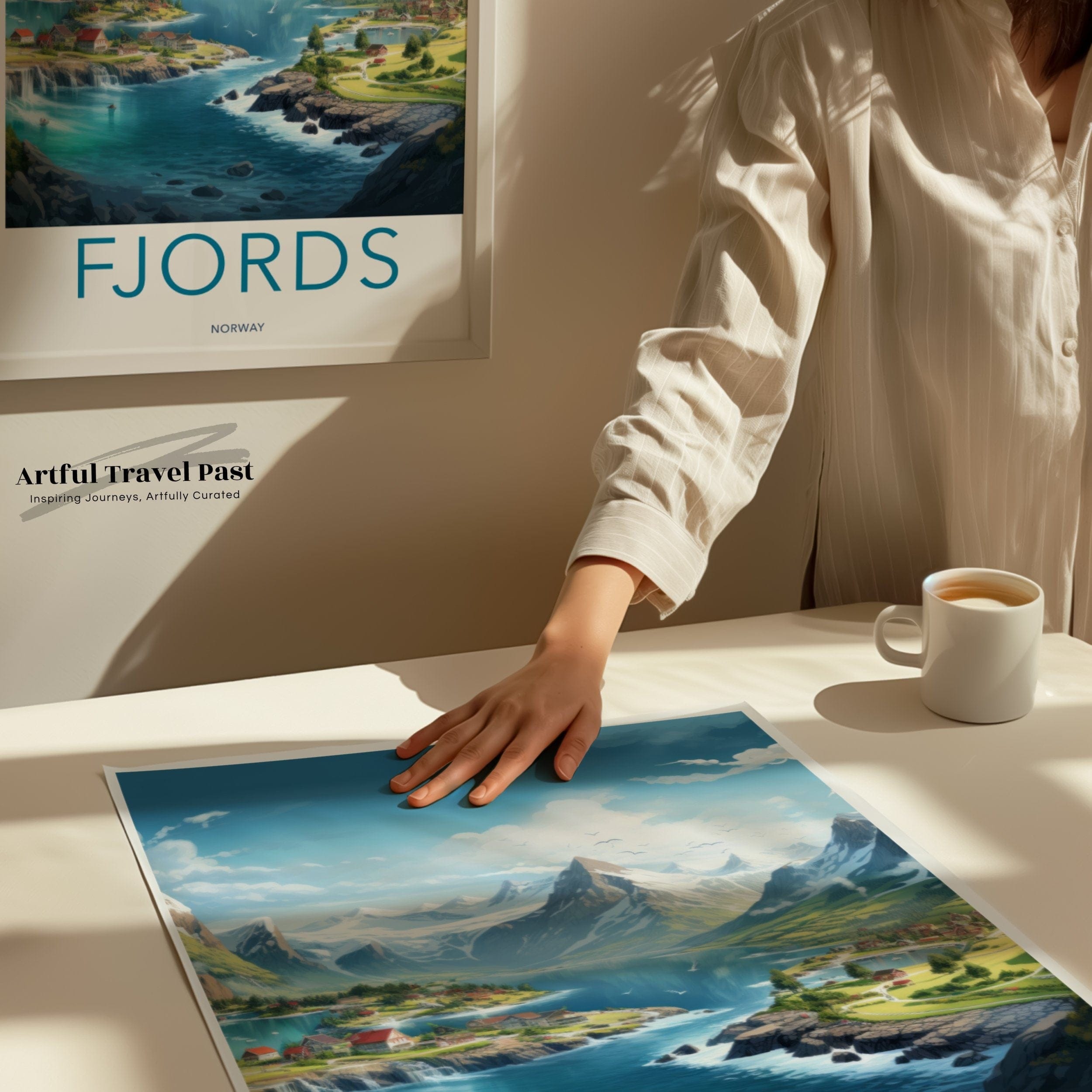 Fjords Poster - Norway Wall Art