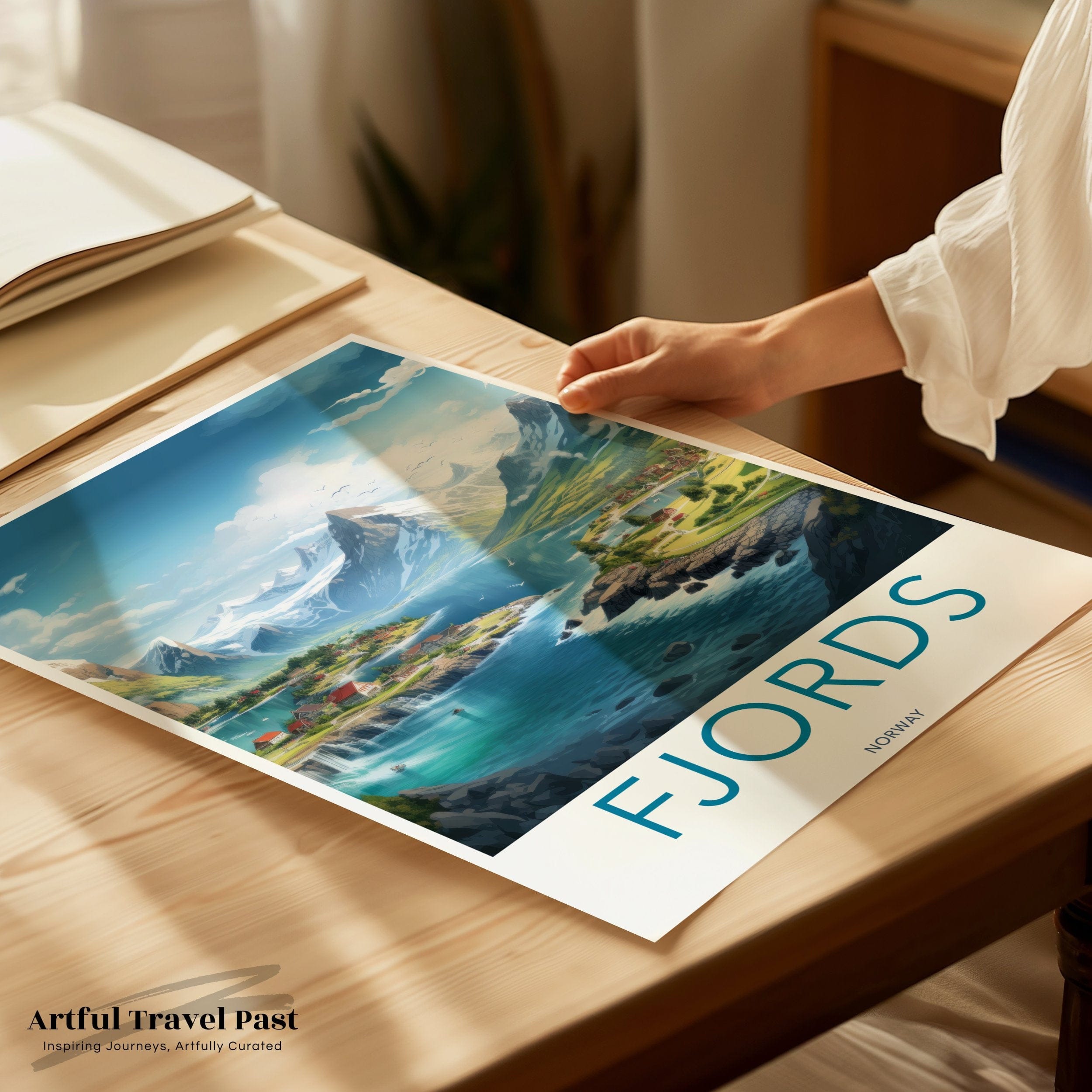 Fjords Poster - Norway Wall Art