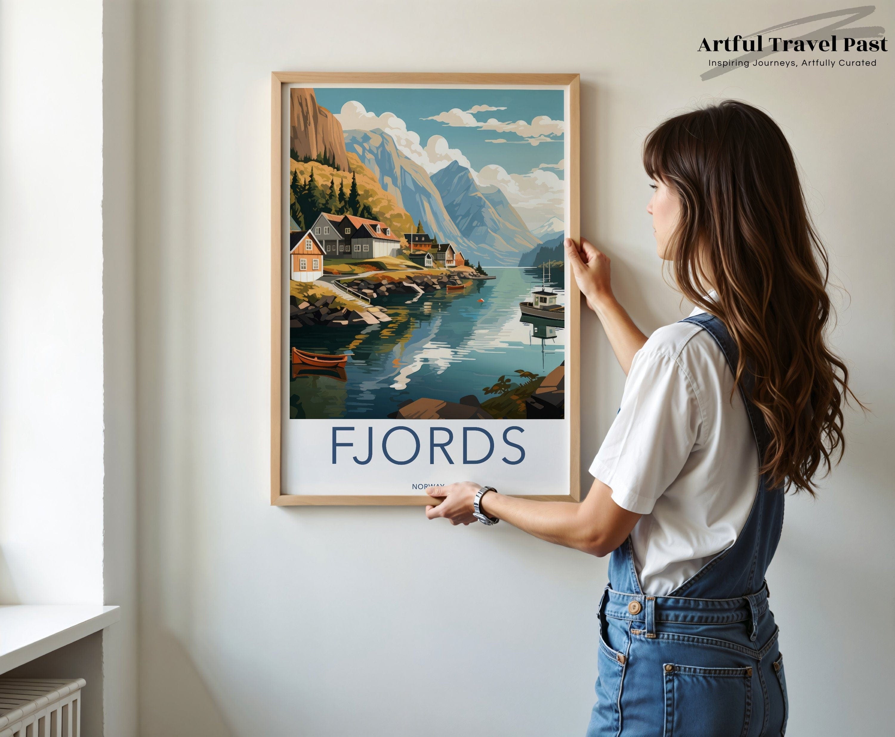 Fjords Poster - Norway Wall Art