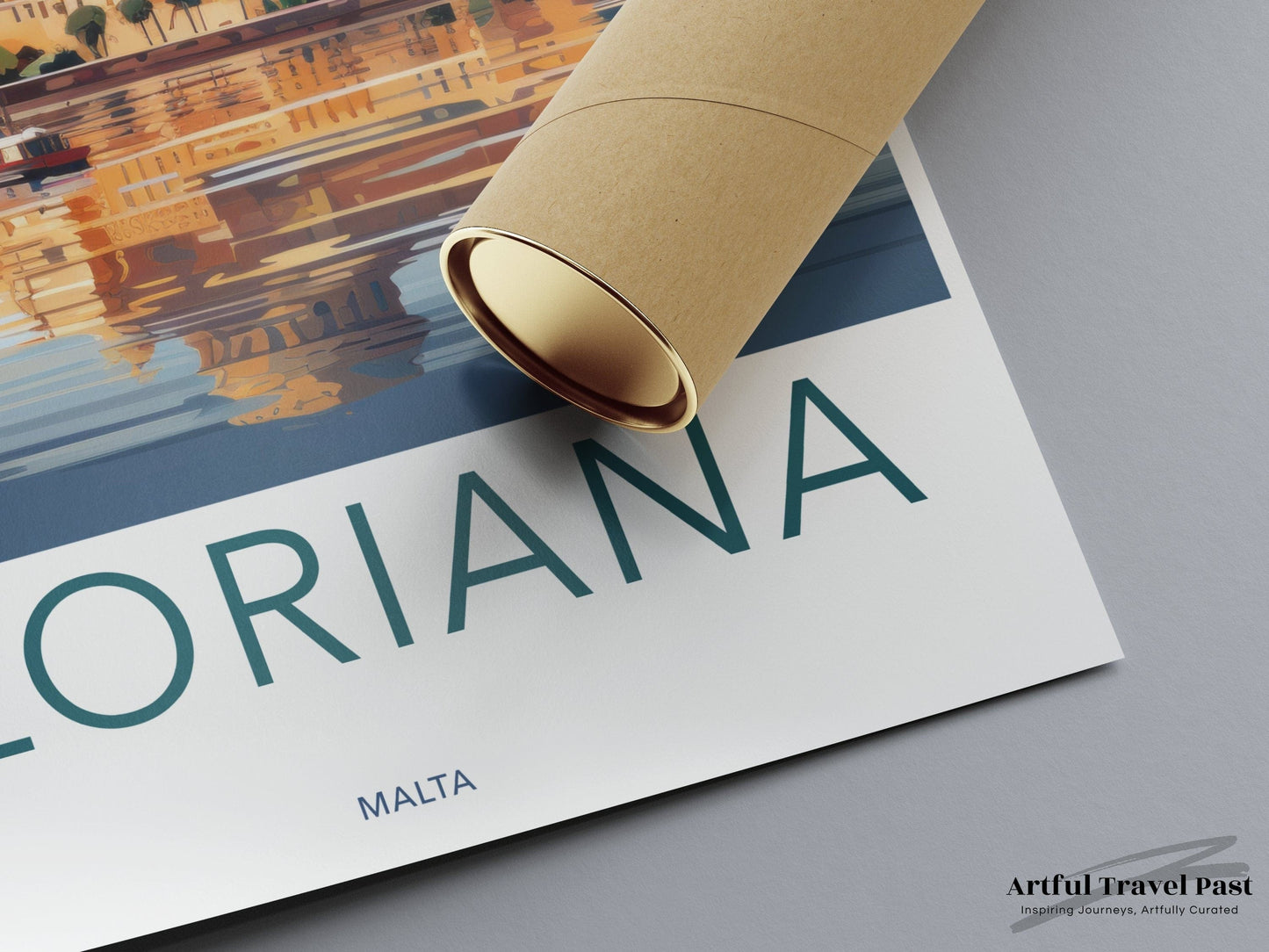 Floriana Poster | Malta Wall Art | Europe Decor