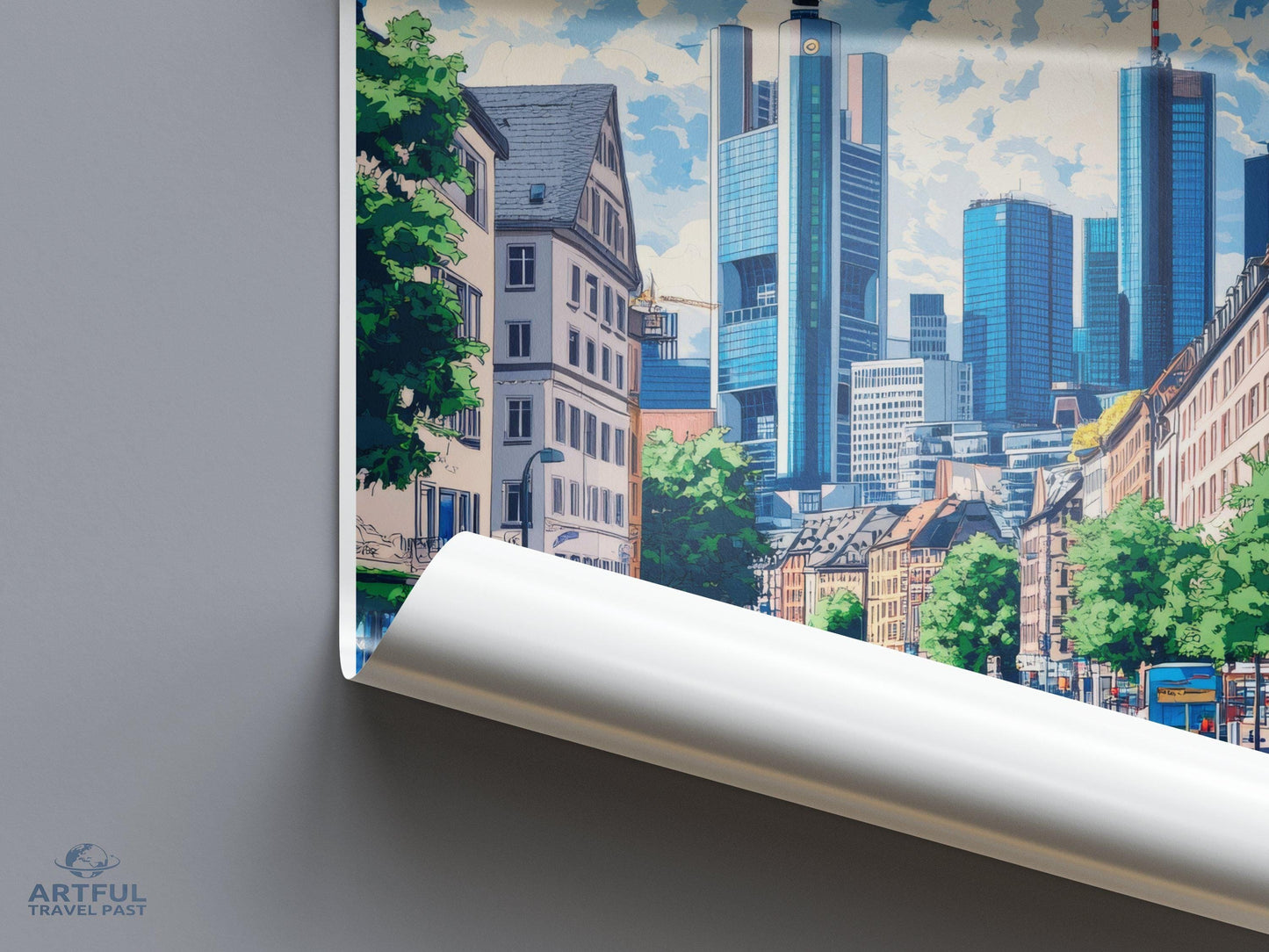 Frankfurt Poster | Germany Wall Art | Europe Decor