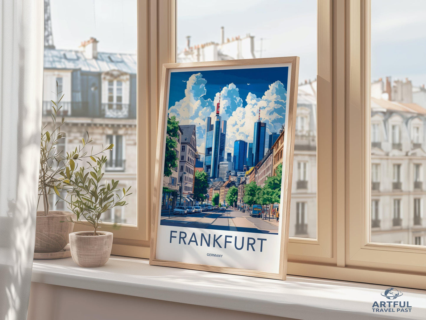Frankfurt Poster | Germany Wall Art | Europe Decor