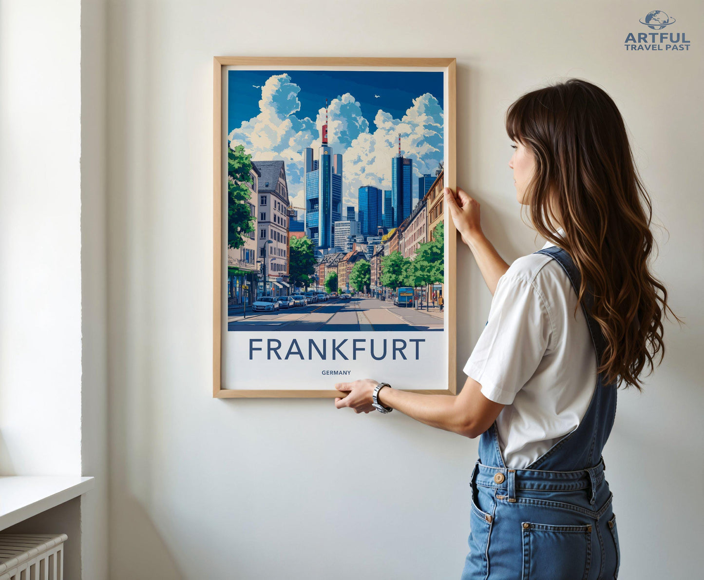Frankfurt Poster | Germany Wall Art | Europe Decor