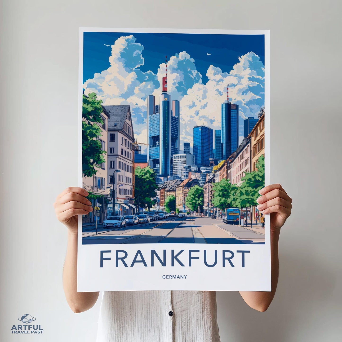 Frankfurt Poster | Germany Wall Art | Europe Decor