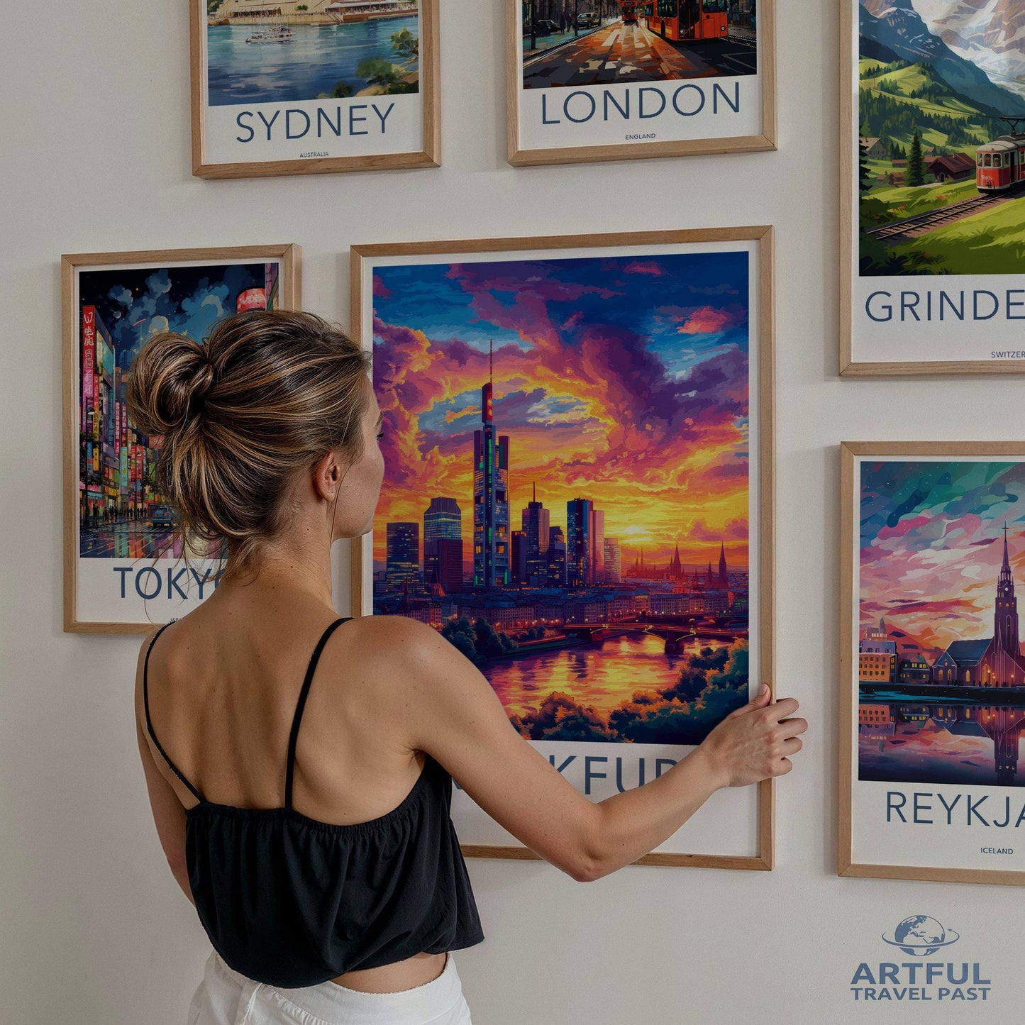 Frankfurt Poster | Germany Wall Art | Europe Decor