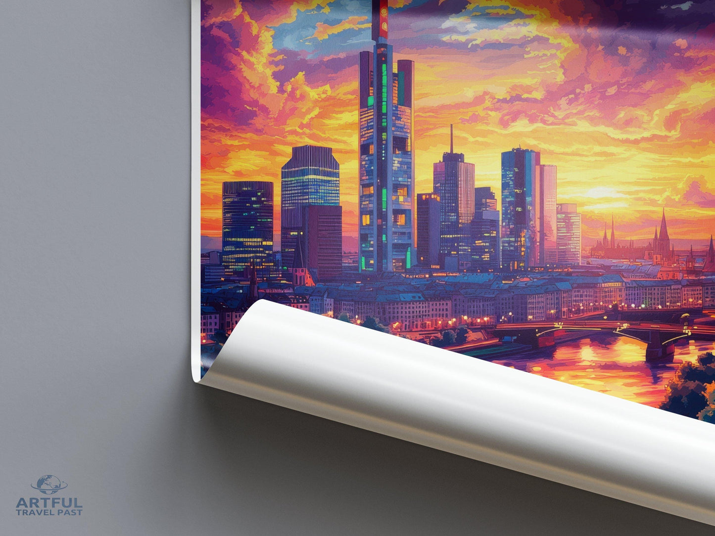 Frankfurt Poster | Germany Wall Art | Europe Decor