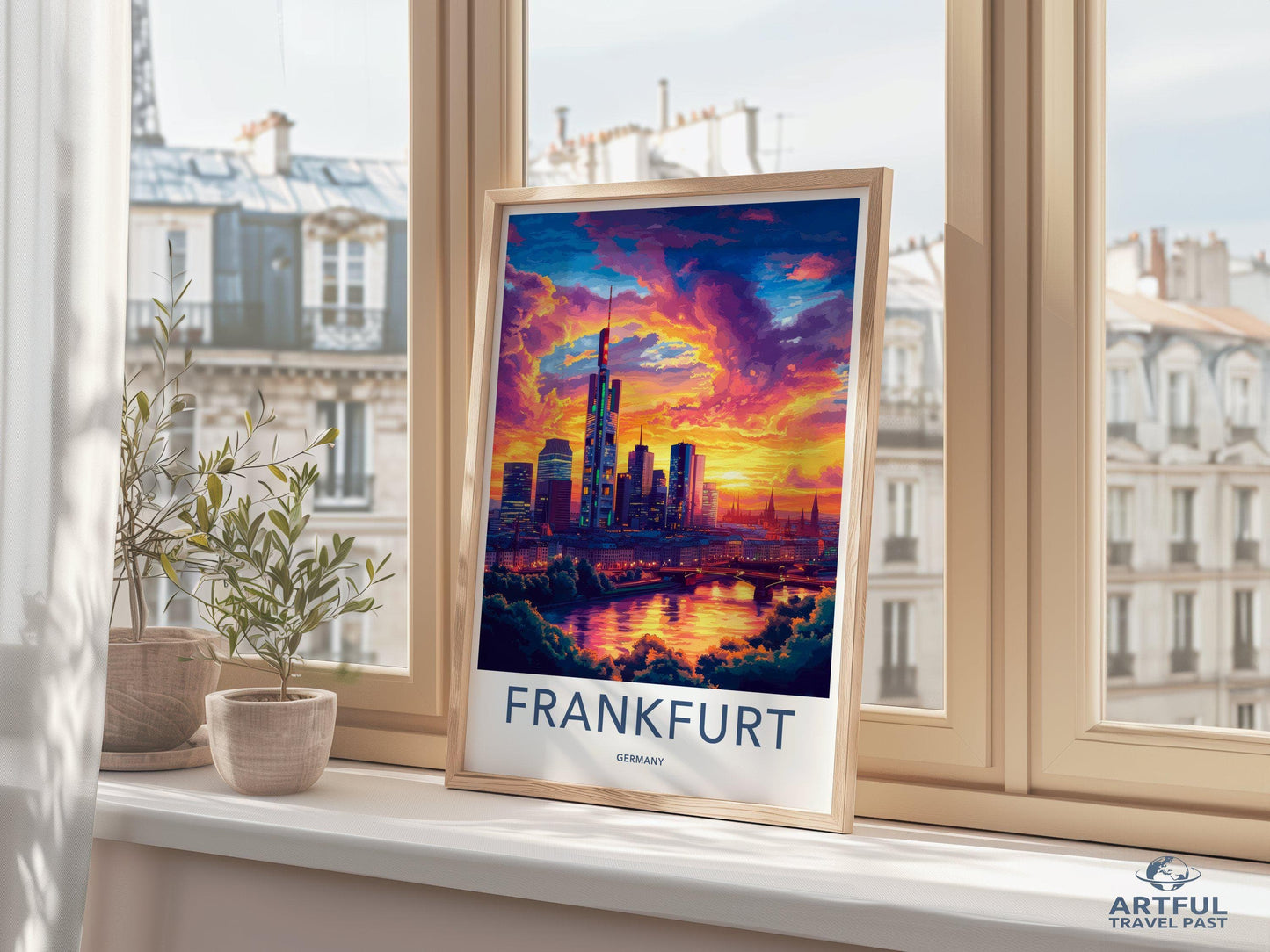 Frankfurt Poster | Germany Wall Art | Europe Decor