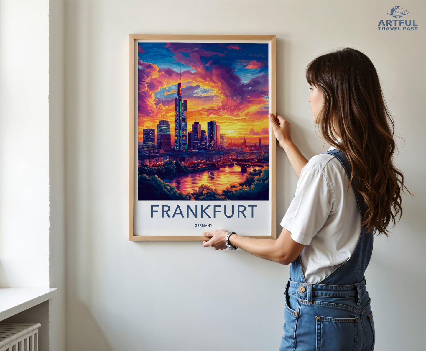 Frankfurt Poster | Germany Wall Art | Europe Decor