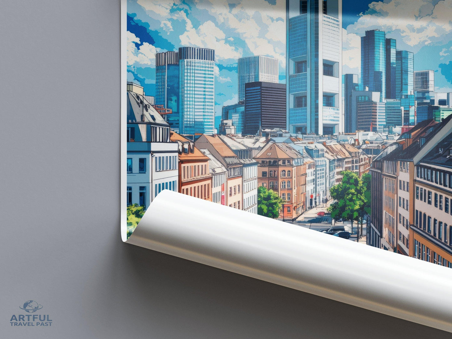 Frankfurt Poster | Germany Wall Art | Europe Decor