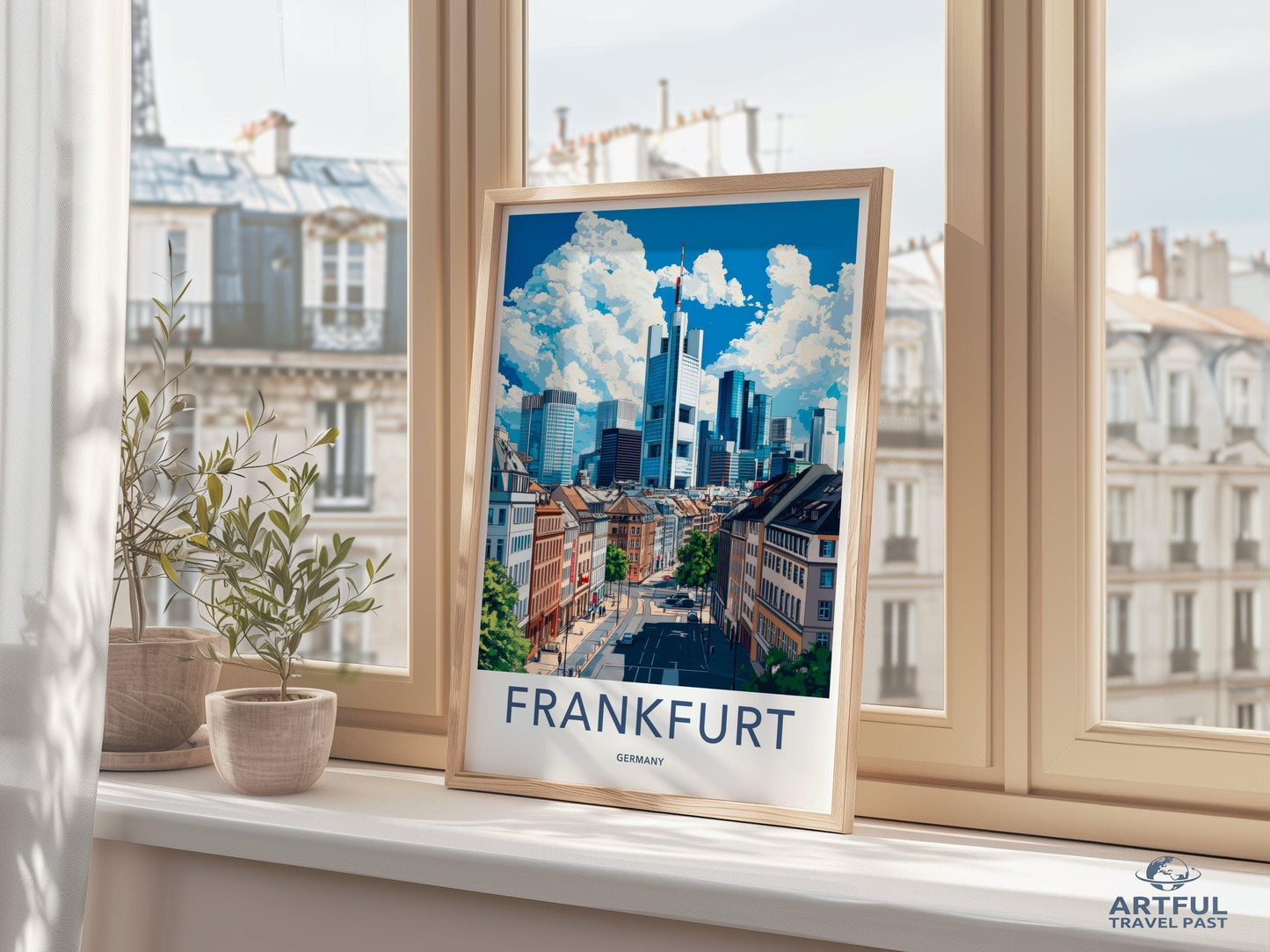 Frankfurt Poster | Germany Wall Art | Europe Decor