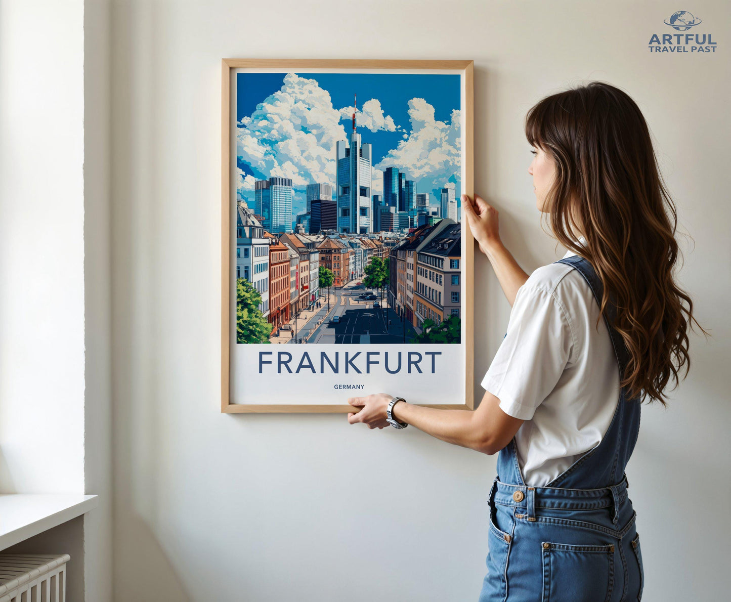 Frankfurt Poster | Germany Wall Art | Europe Decor