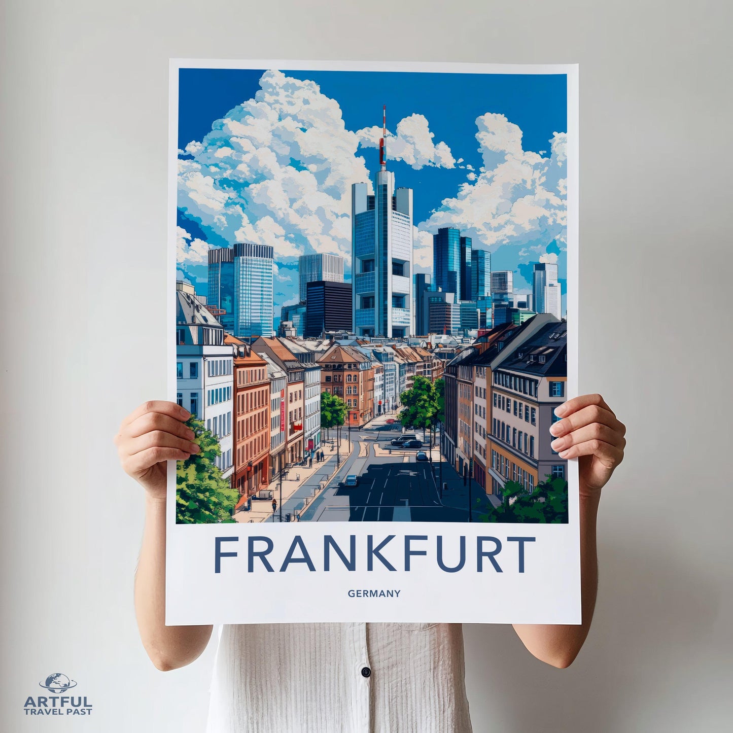 Frankfurt Poster | Germany Wall Art | Europe Decor