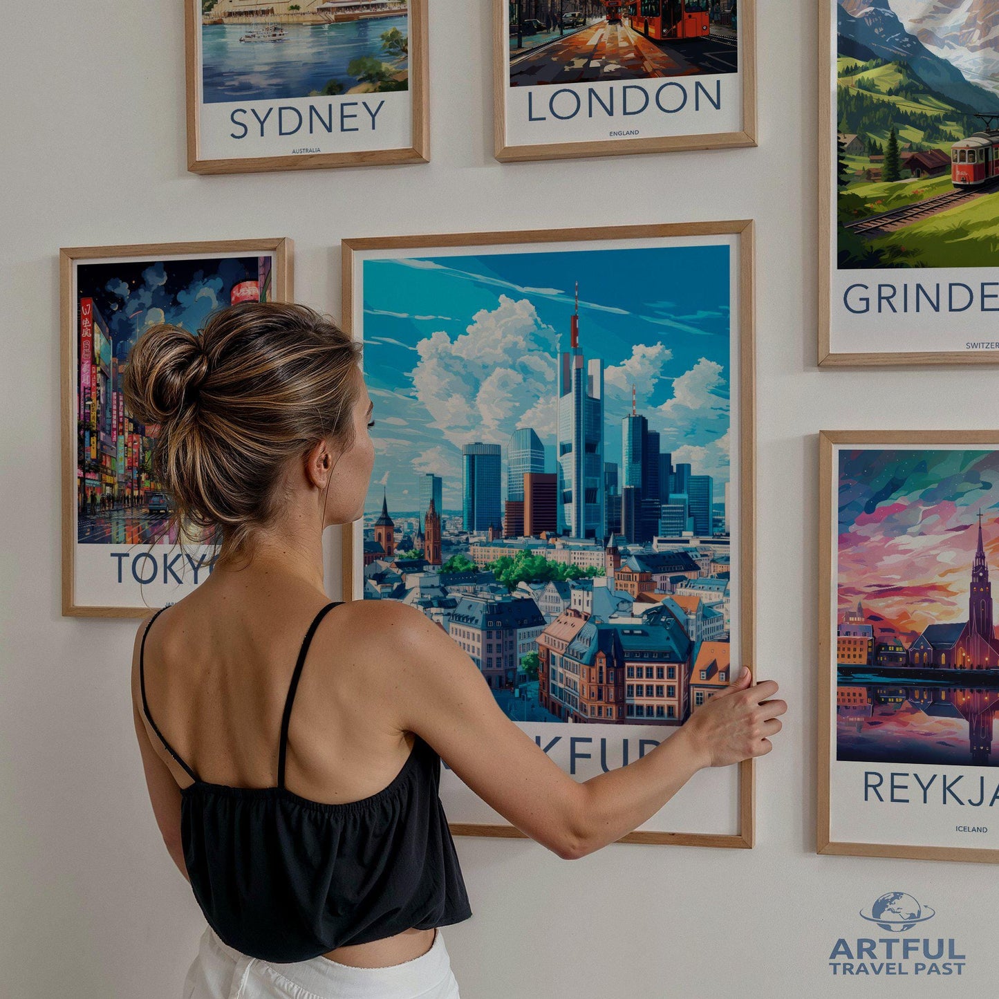 Frankfurt Poster | Germany Wall Art | Europe Decor