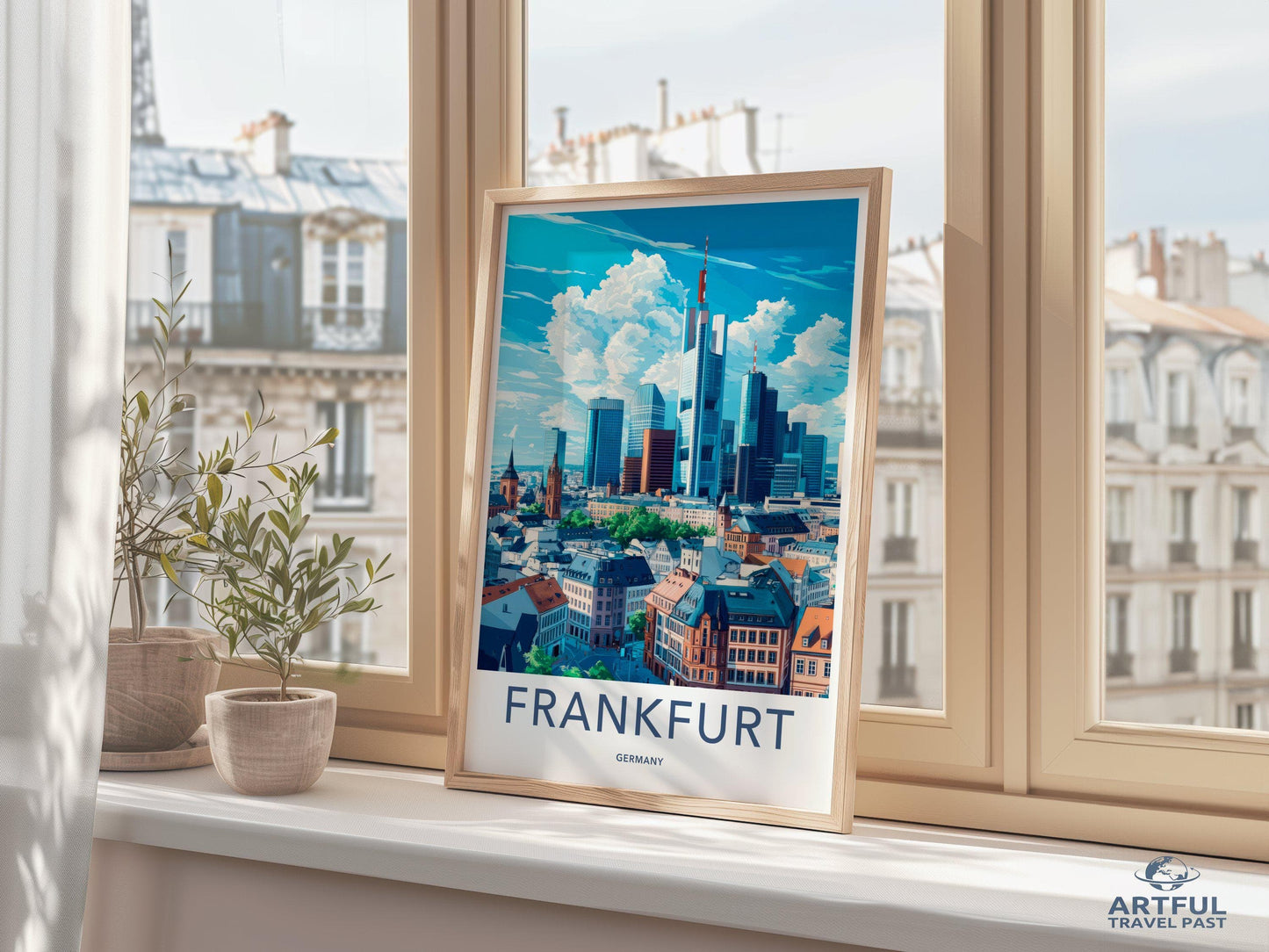 Frankfurt Poster | Germany Wall Art | Europe Decor