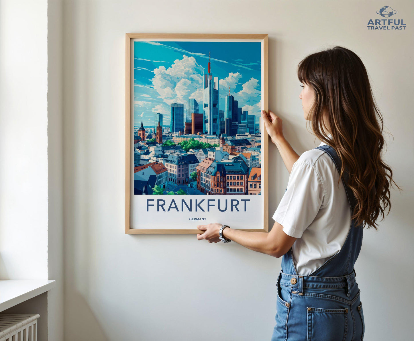 Frankfurt Poster | Germany Wall Art | Europe Decor