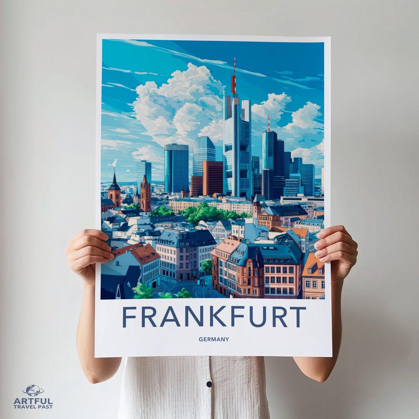 Frankfurt Poster | Germany Wall Art | Europe Decor