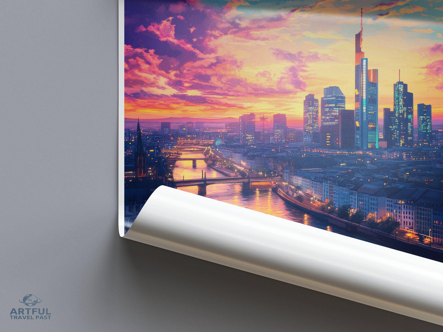 Frankfurt Poster | Germany Wall Art | Europe Decor