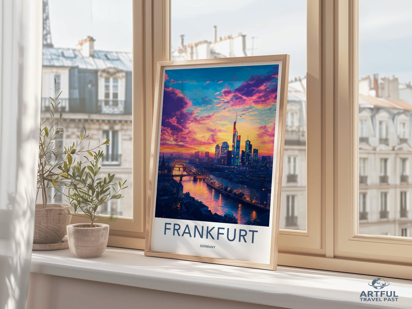 Frankfurt Poster | Germany Wall Art | Europe Decor