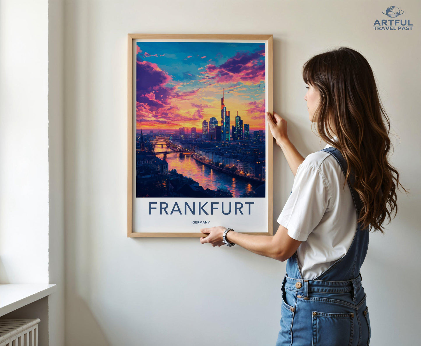 Frankfurt Poster | Germany Wall Art | Europe Decor