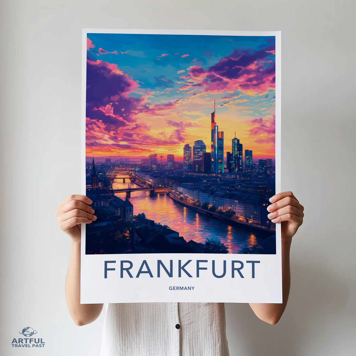 Frankfurt Poster | Germany Wall Art | Europe Decor