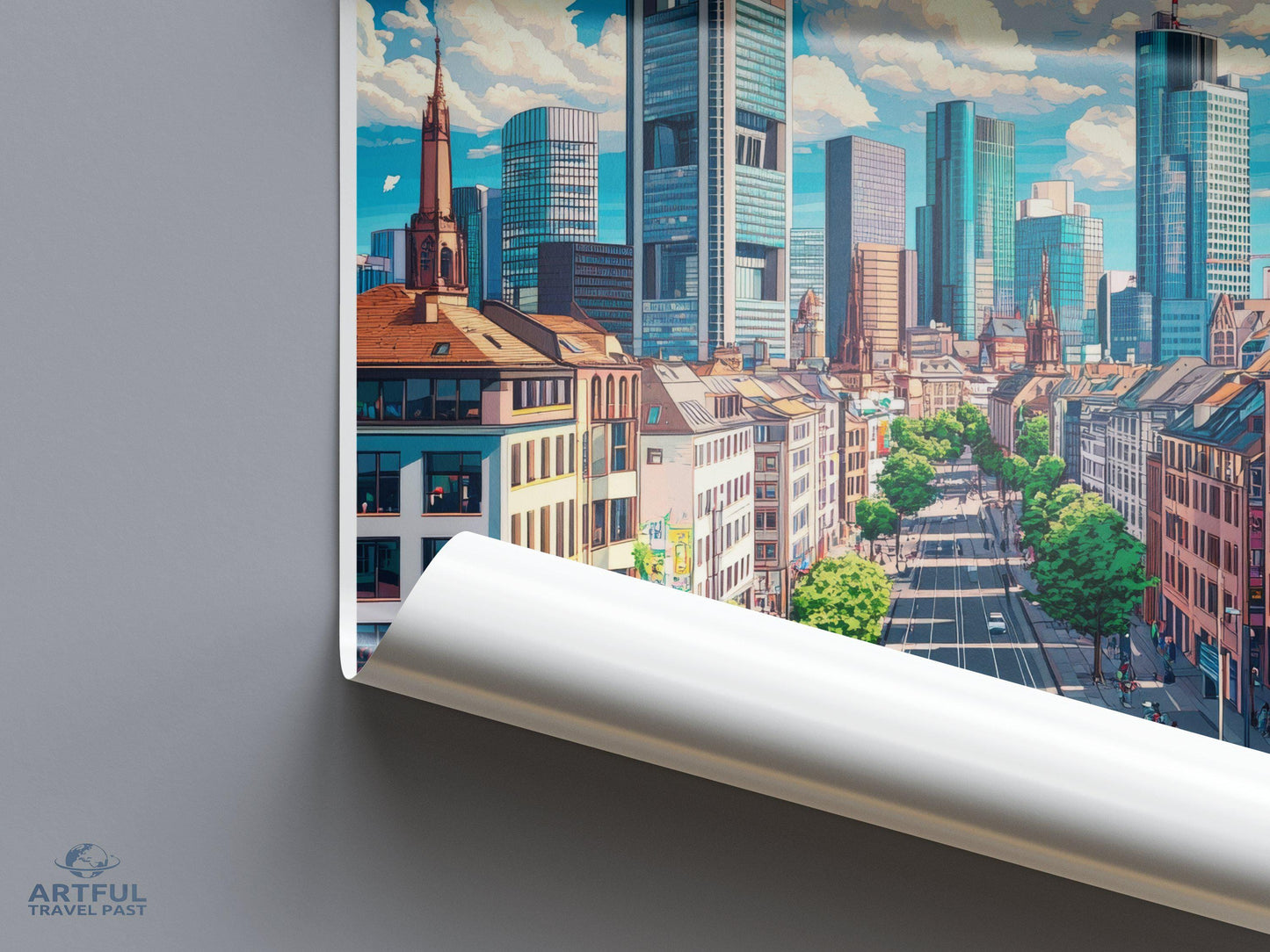 Frankfurt Poster | Germany Wall Art | Europe Decor